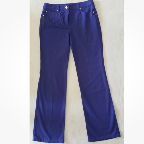 Escada Denim - Escada Wide-Leg Jeans in Deep Royal Blue